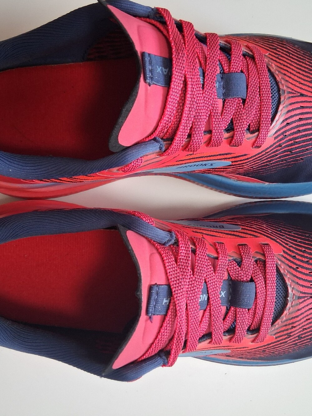 Brooks Hyperion Max Pink Cobalt Blissful Blue Road-Running Sneakers Women’s 7 - Picture 5 of 8